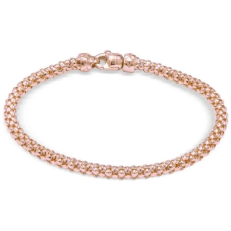18krt rosegouden fantasie armband