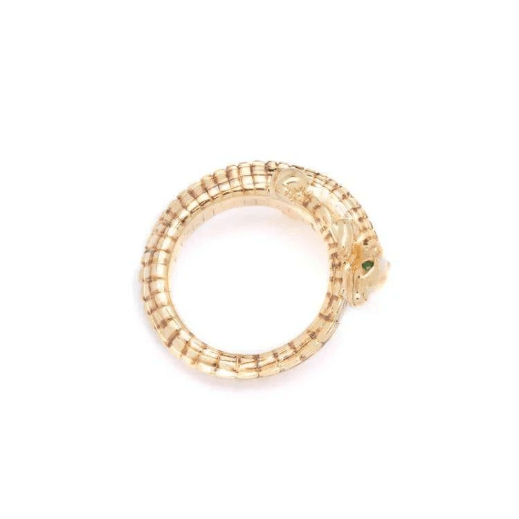 Bibi van der Velden
Alligator Pinky Ring Bibi van der Velden
Alligator Pinky Ring