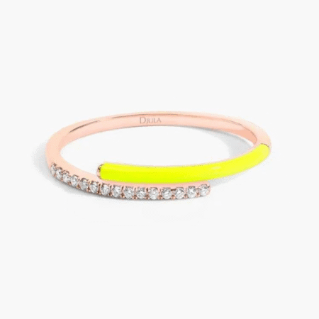 Djula
 Yellow Enamel You and Me Ring